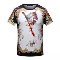 versace tee shirt cotton 1969 italia native americans tribute